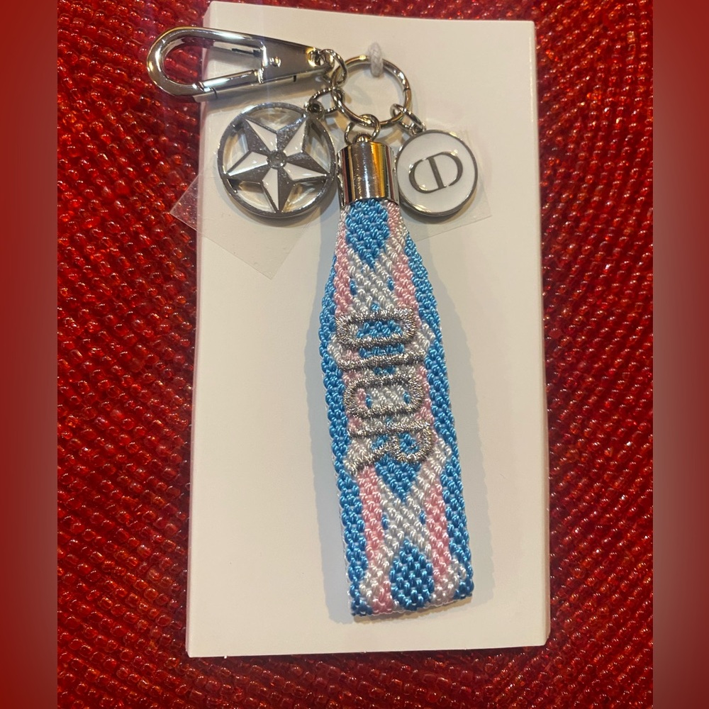 DIOR Beauty Woven Bag Charm Key Chain Gift w. Purchase - Picture 4 of 8